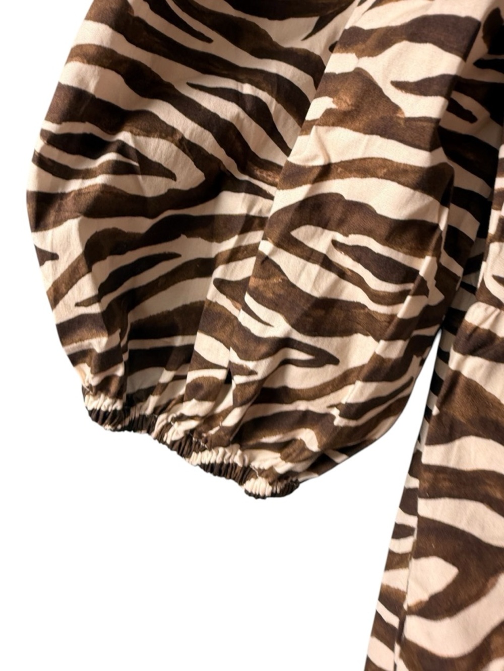 THE LULO PROJECT Brown Animal Print Maxi Dress Size Medium - Picture 5 of 11